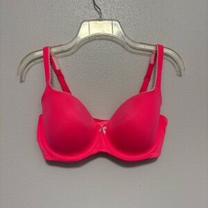 Victoria's Secret Neon Pink Body By Victoria Lined Demi 38D